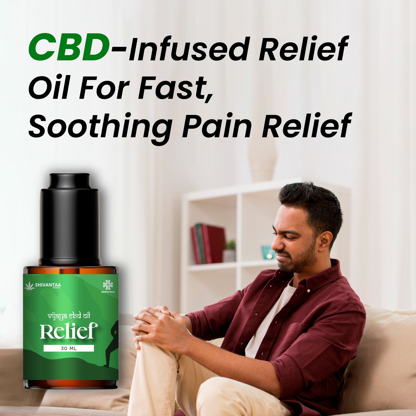 CBD Full Spectrum Relief  Oil | For Pain