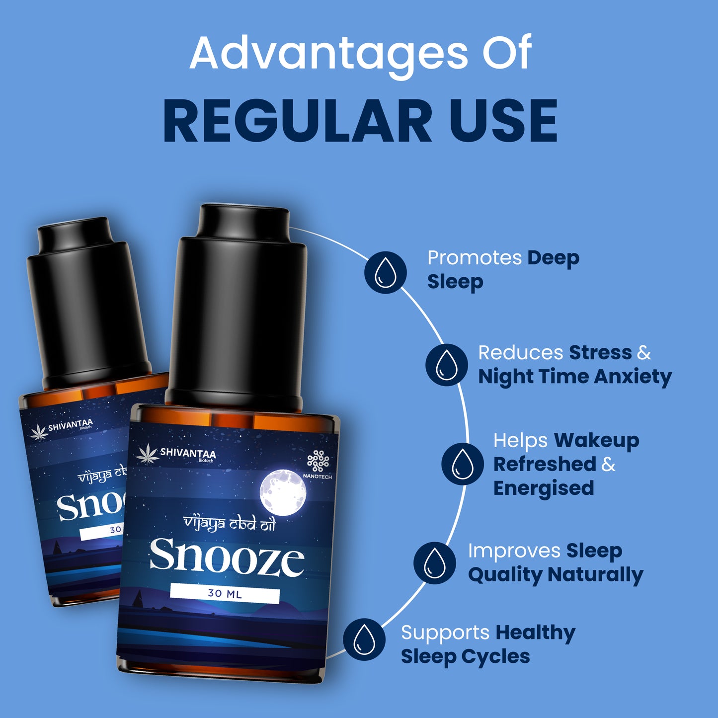 CBD Full Spectrum Snooze  Oil | For Sleep