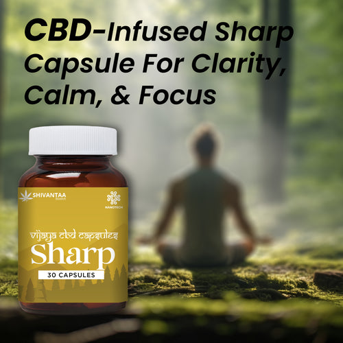 CBD Full Spectrum Sharp  Capsule | For Stress