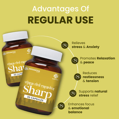 CBD Full Spectrum Sharp  Capsule | For Stress