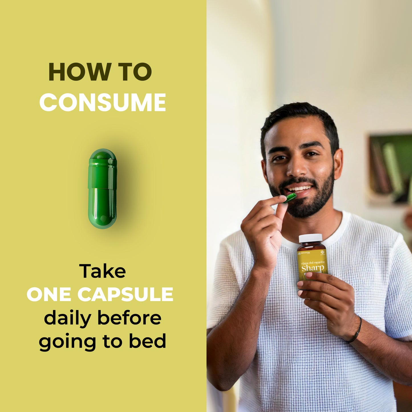 CBD Full Spectrum Sharp  Capsule | For Stress